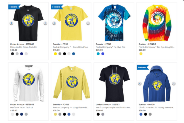 CampStore Campers At Camp Nock-A-Mixon